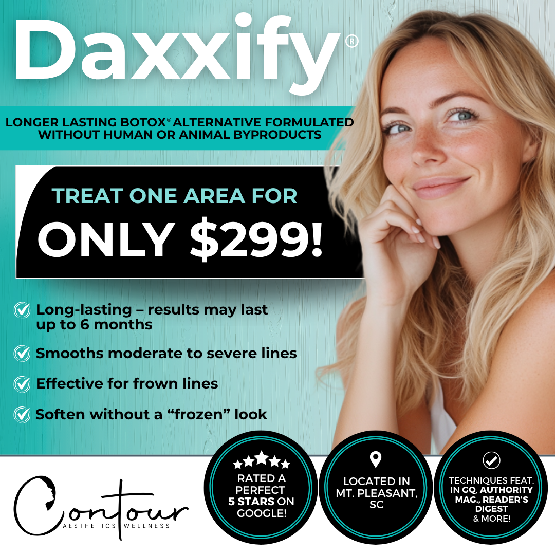 Contour Aesthetics & Wellness Facebook ad: Daxxify for ONLY $299!