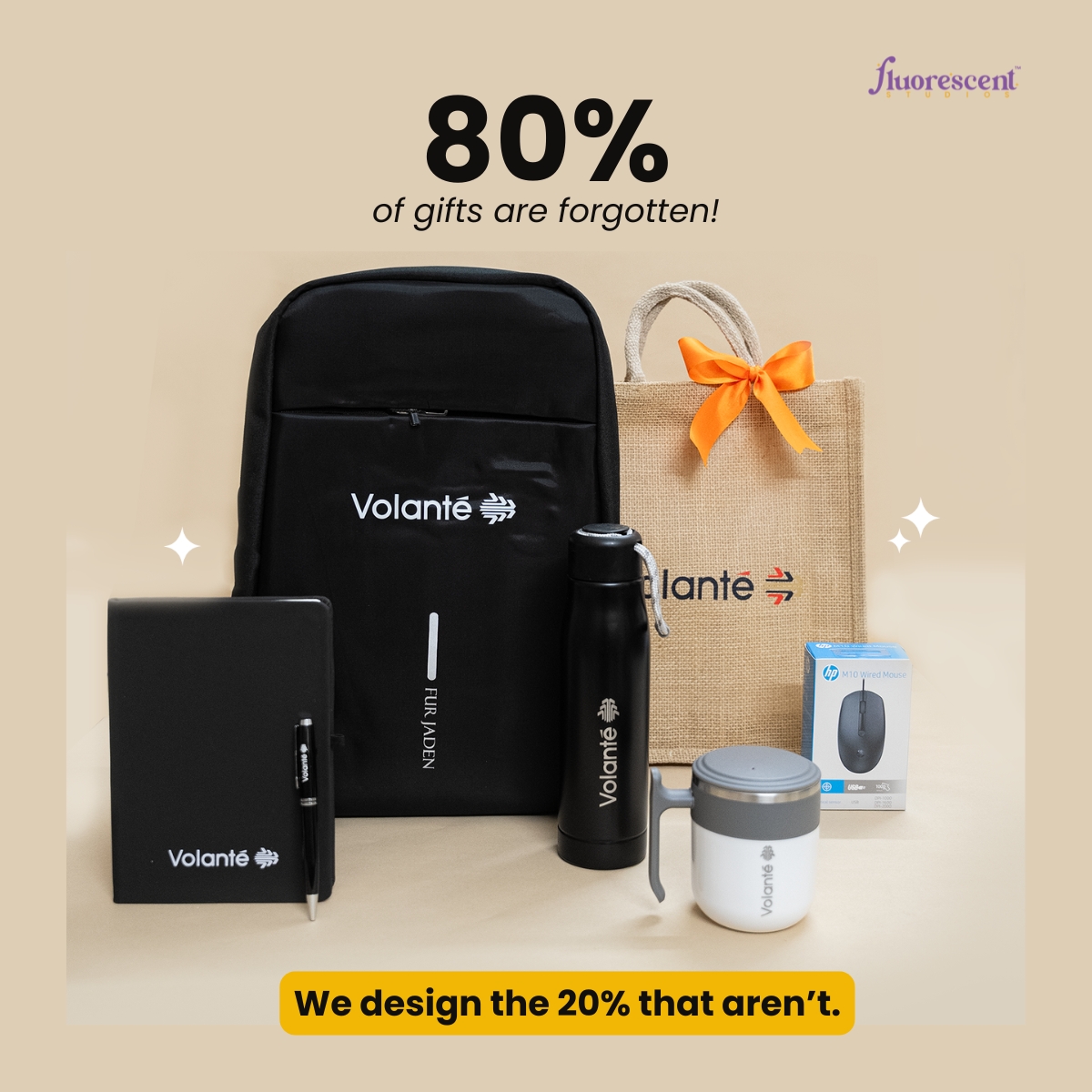 Fluorescent Studio Facebook ad: Luxury Gifts for Clients