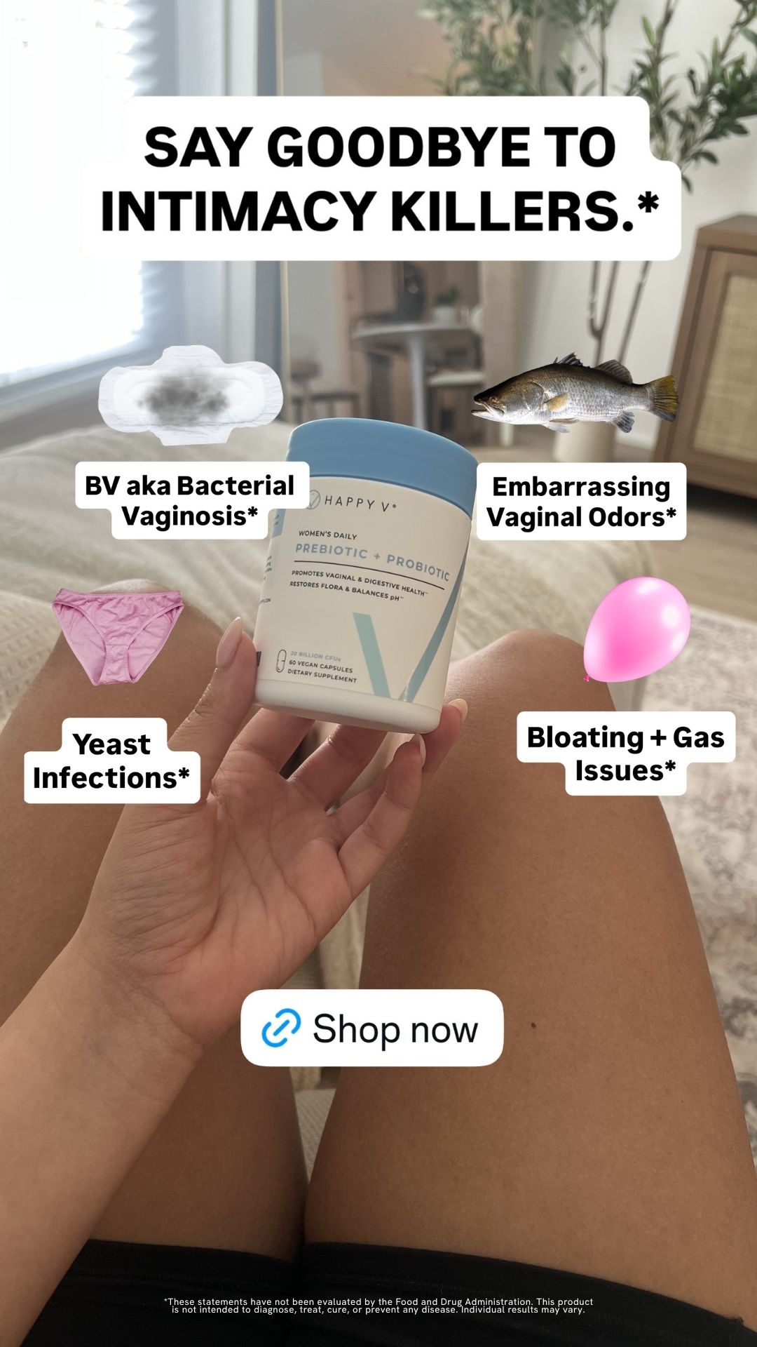 Happy V Facebook ad