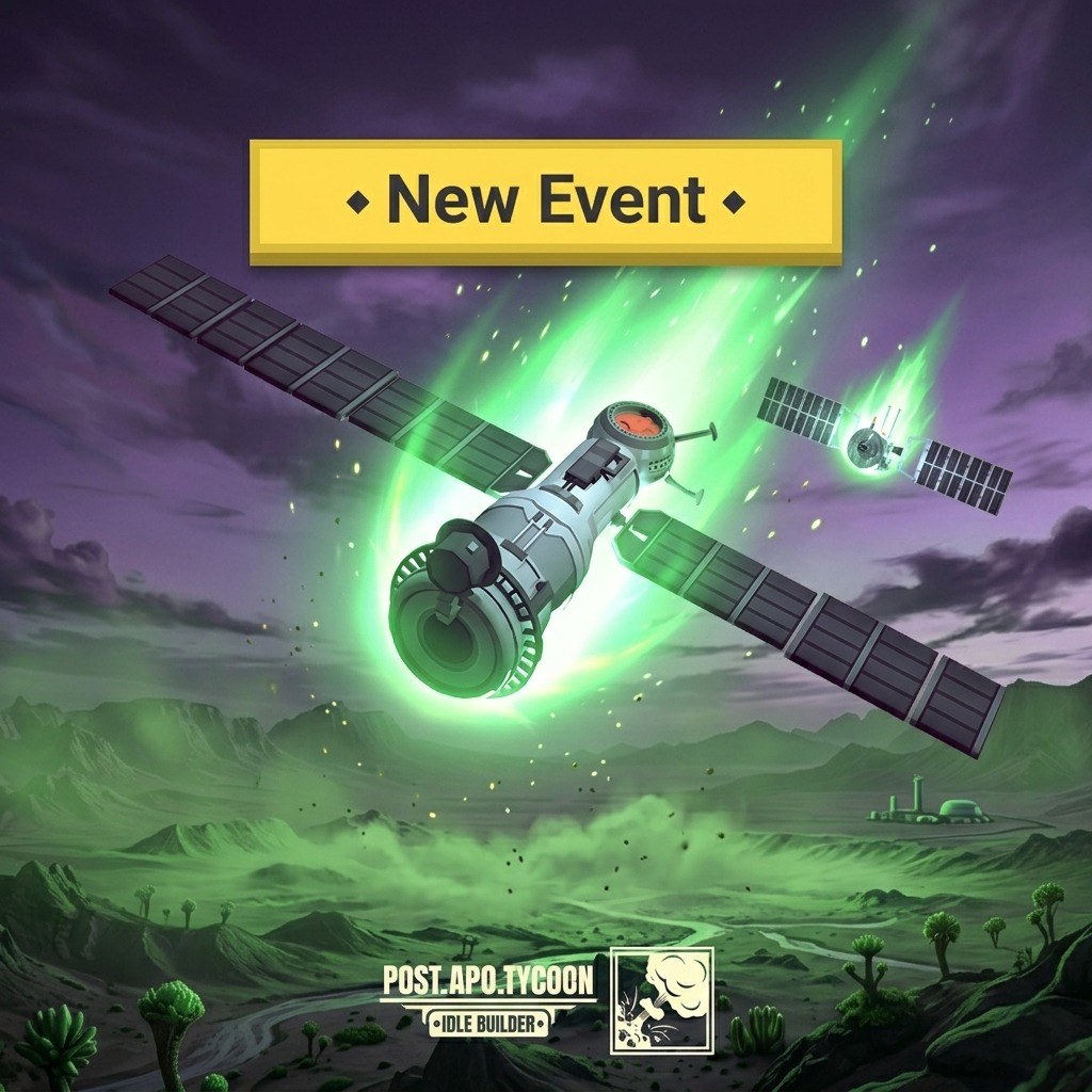 Post Apo Tycoon Facebook ad: Apocalypse Now, Garden Party Later