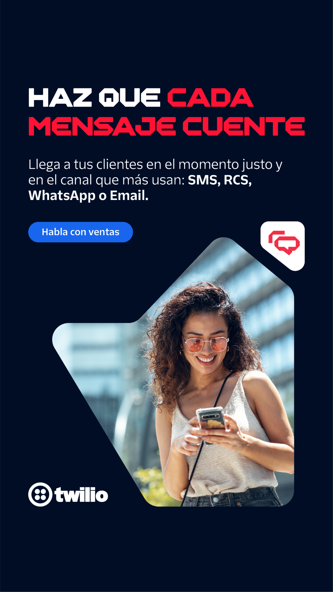 Twilio Facebook ad