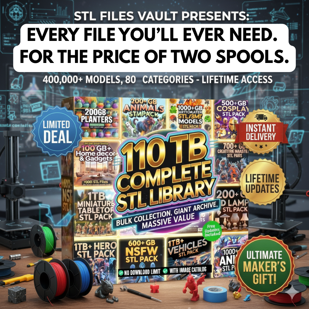 STL FILES VAULT Facebook ad