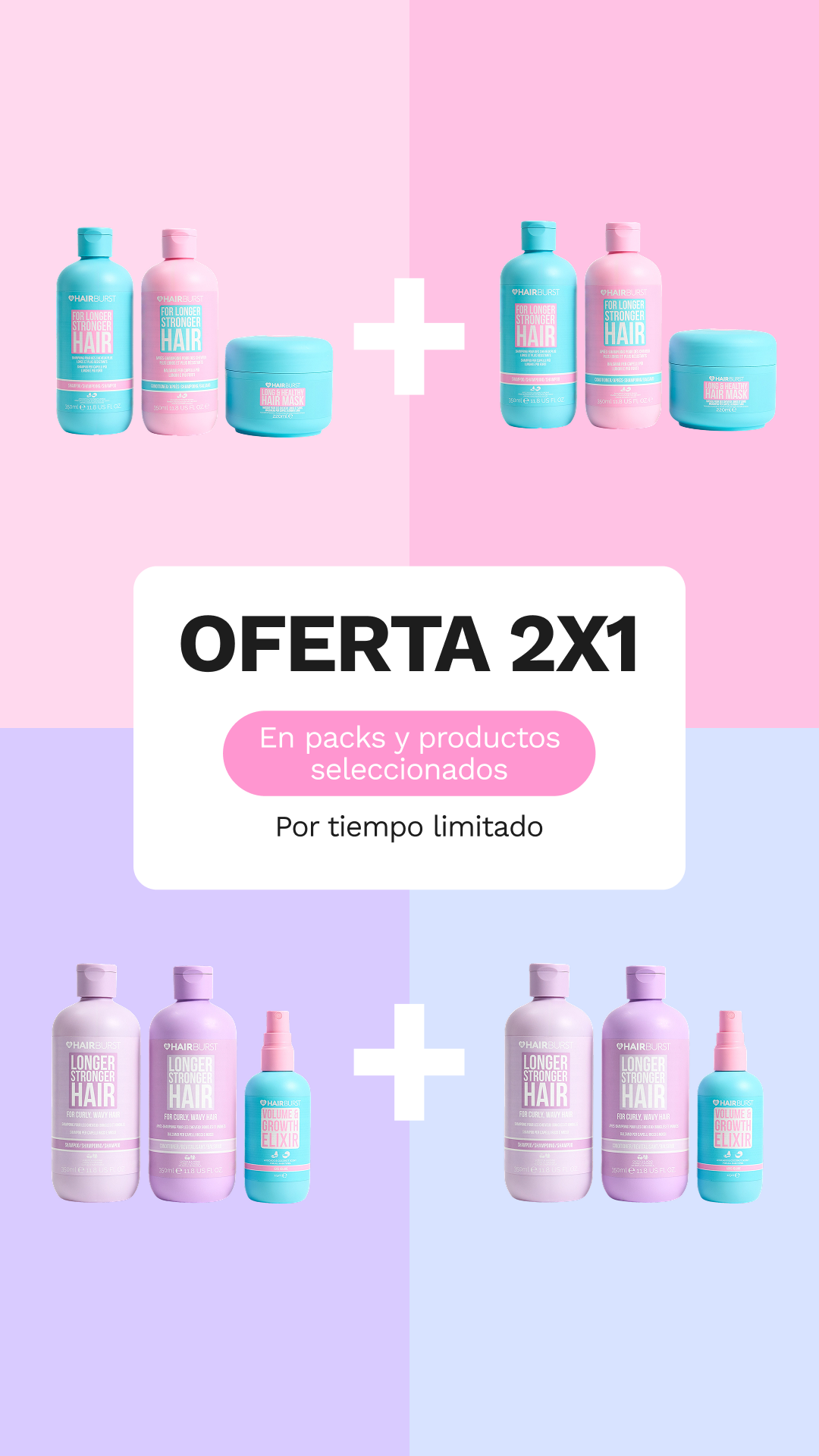 Hairburst España Facebook ad