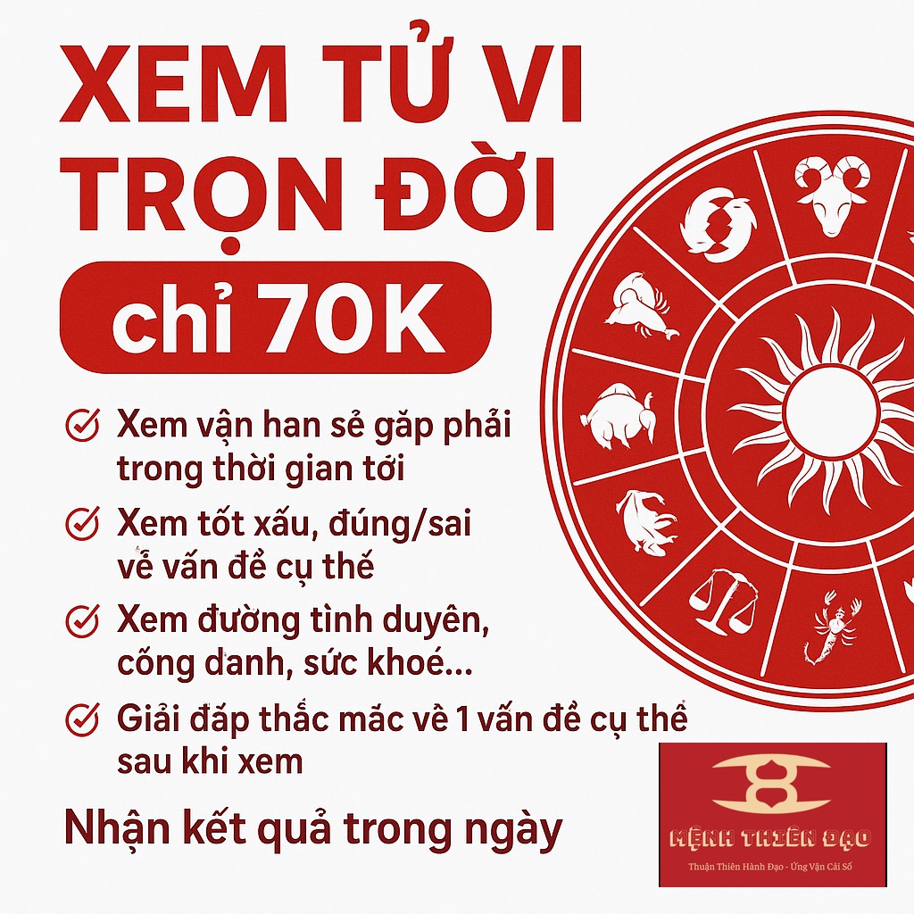 Bát Mệnh Thiên Đạo Facebook ad: Chat trong Messenger