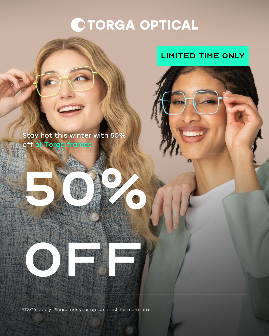 Torga Optical Facebook ad