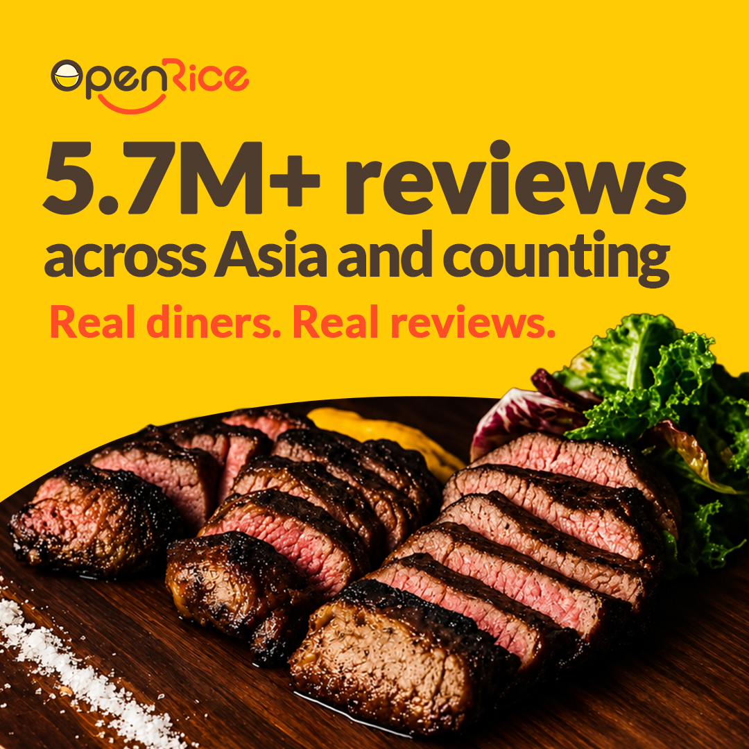 OpenRice Singapore Facebook ad: See Real Reviews on OpenRice