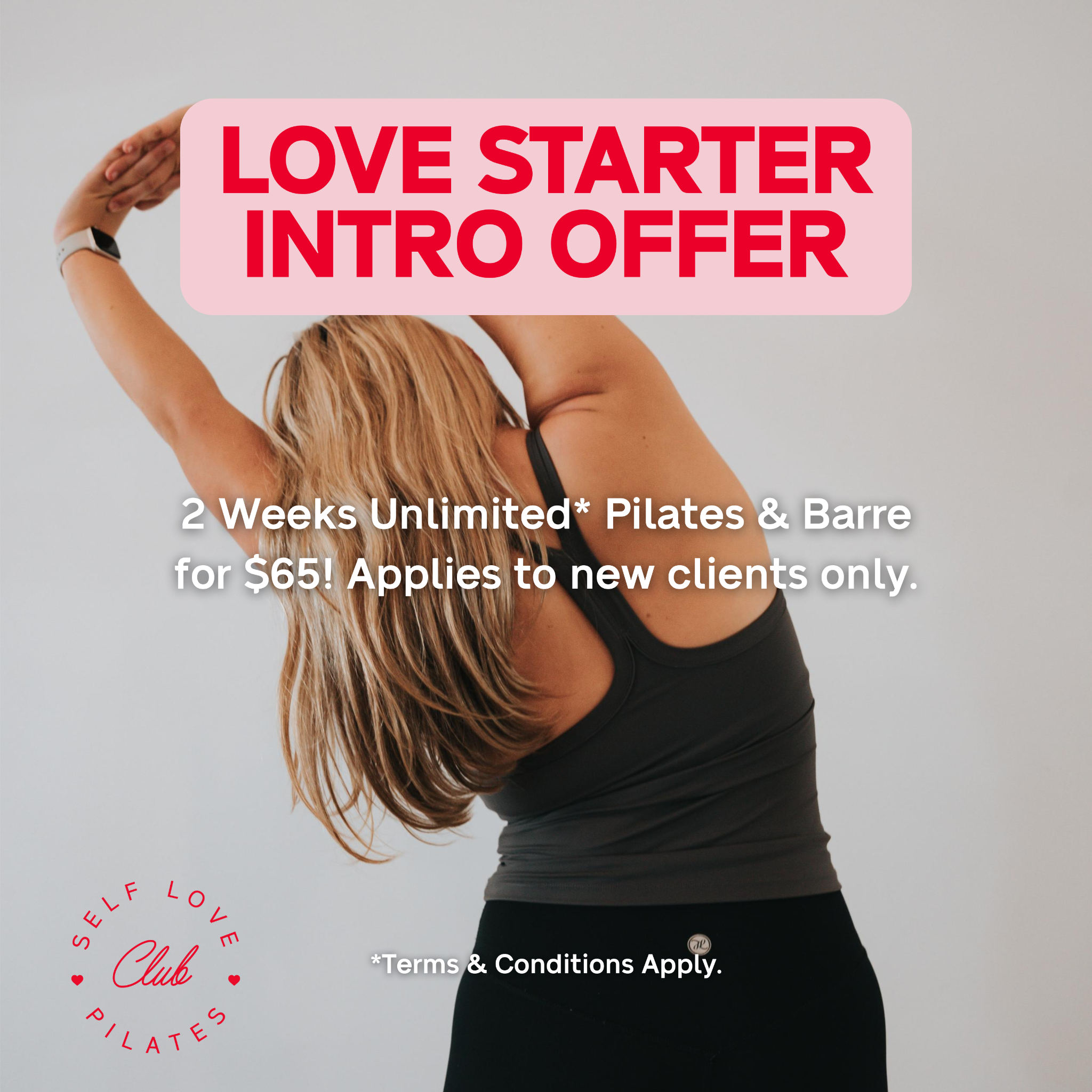Self Love Club Pilates Facebook ad from Aug 3, 2026