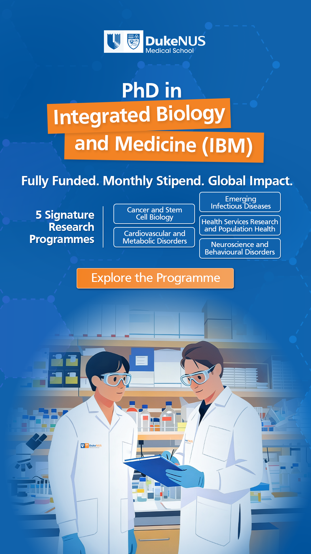 Duke-NUS Medical School Facebook ad from Feb 6, 2026