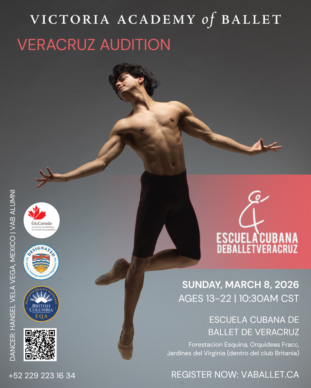 Victoria Academy of Ballet Facebook ad from Feb 4, 2026