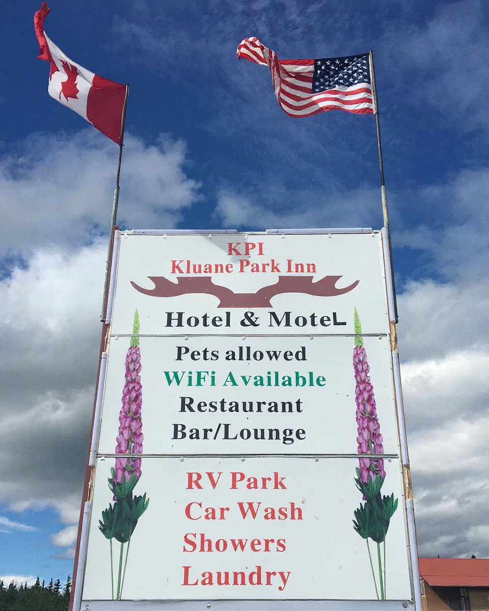 Kluane Park Inn Facebook ad: Book Your Yukon Adventure, Best Rate Guaranteed