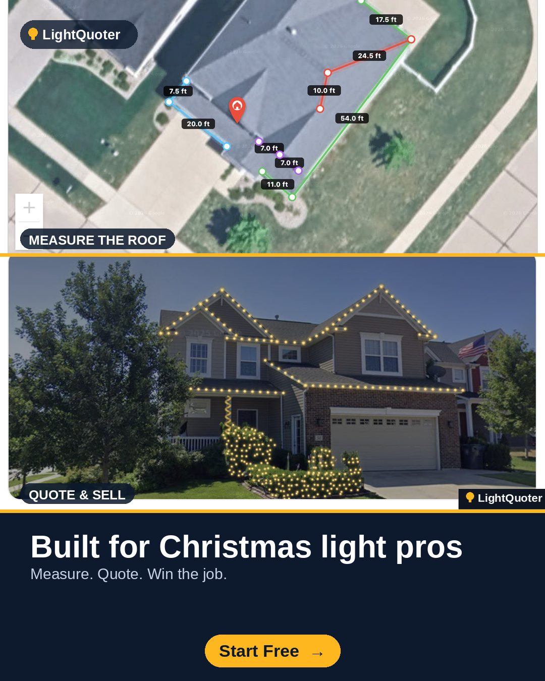 LightQuoter Facebook ad
