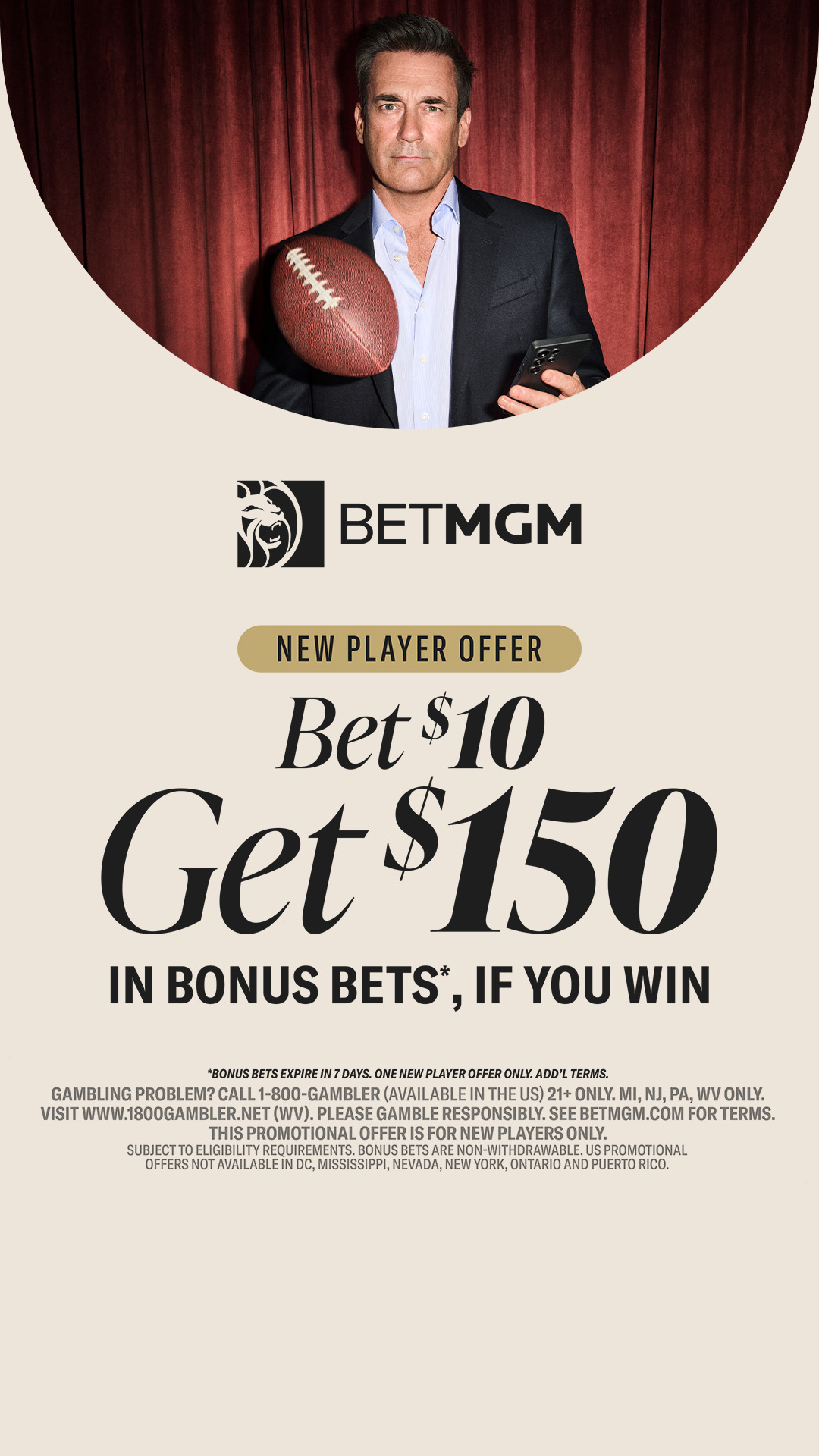 BetMGM Facebook ad