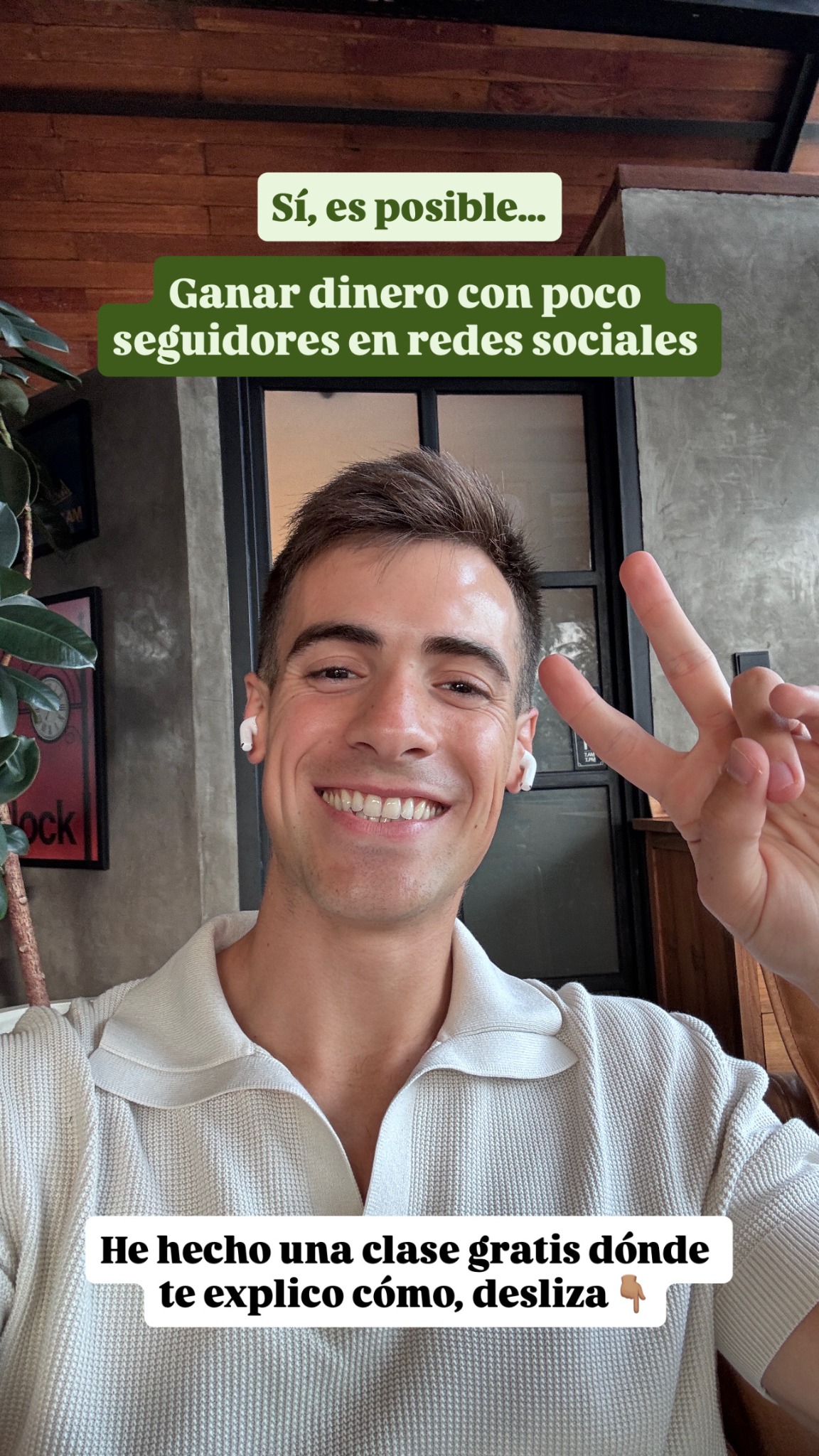 Sergio Beguería Facebook ad: Hay profesionales muy buenos que siguen invisibles.