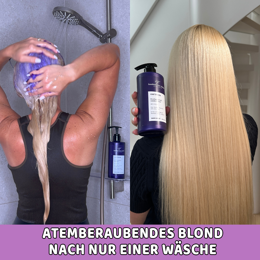 Moeacare.de Facebook ad: Atemberaubendes Blond!