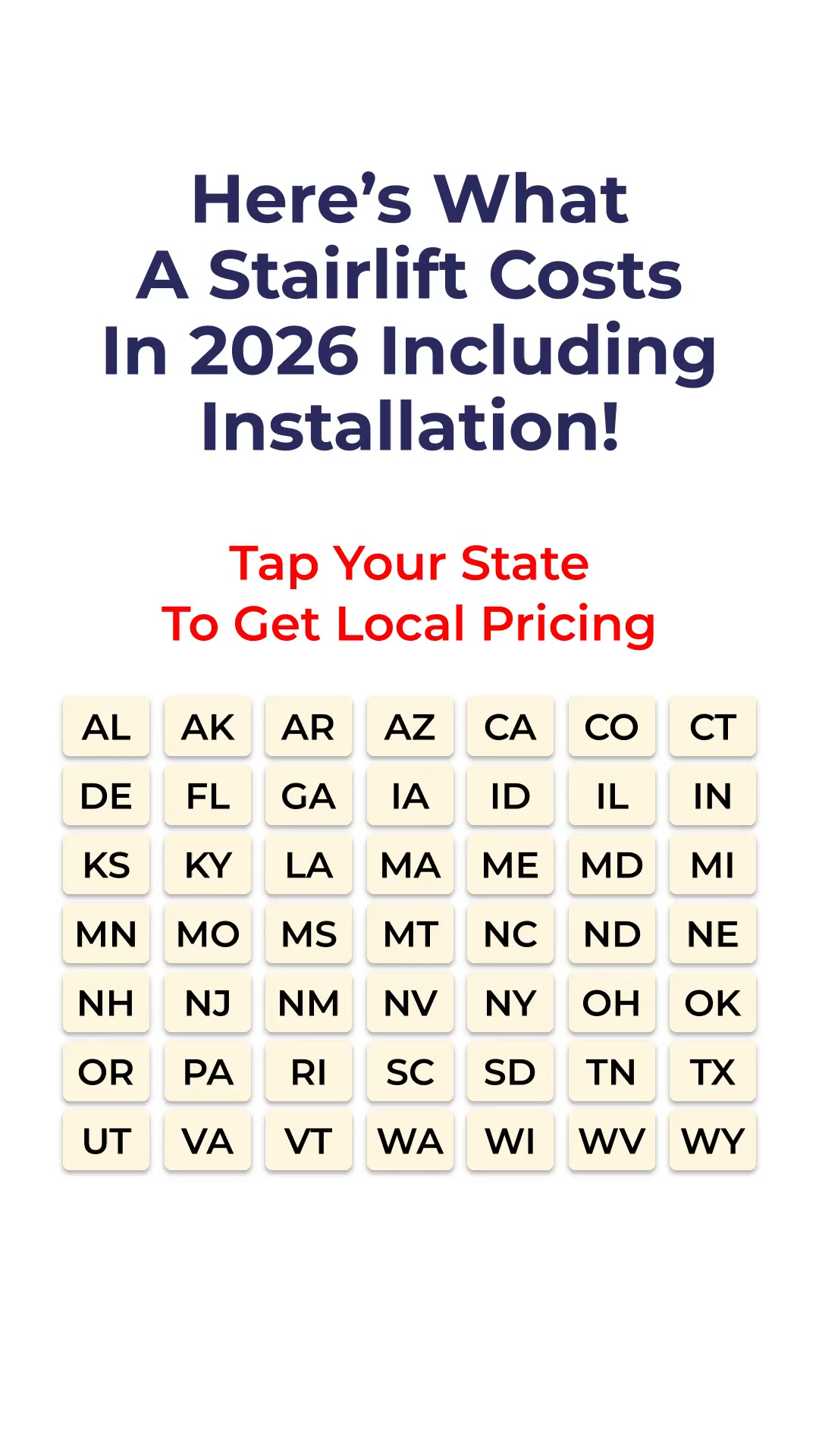 HomeBuddy.com Facebook ad: Here's What a New Stairlifts Should Cost You In 2026