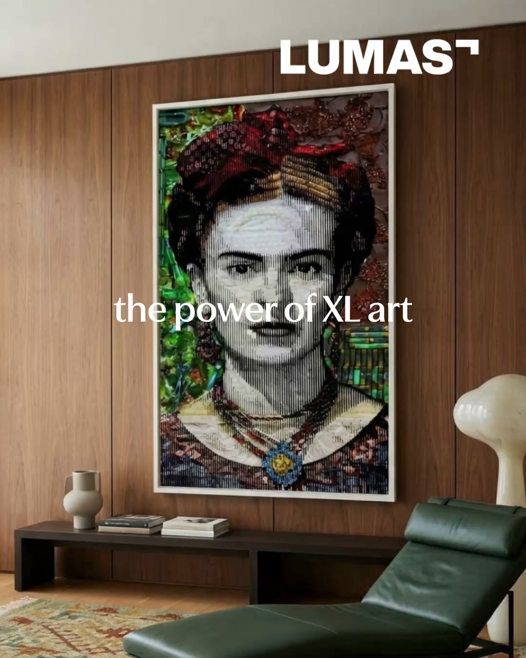 LUMAS Facebook ad: Discover Art that speaks to you