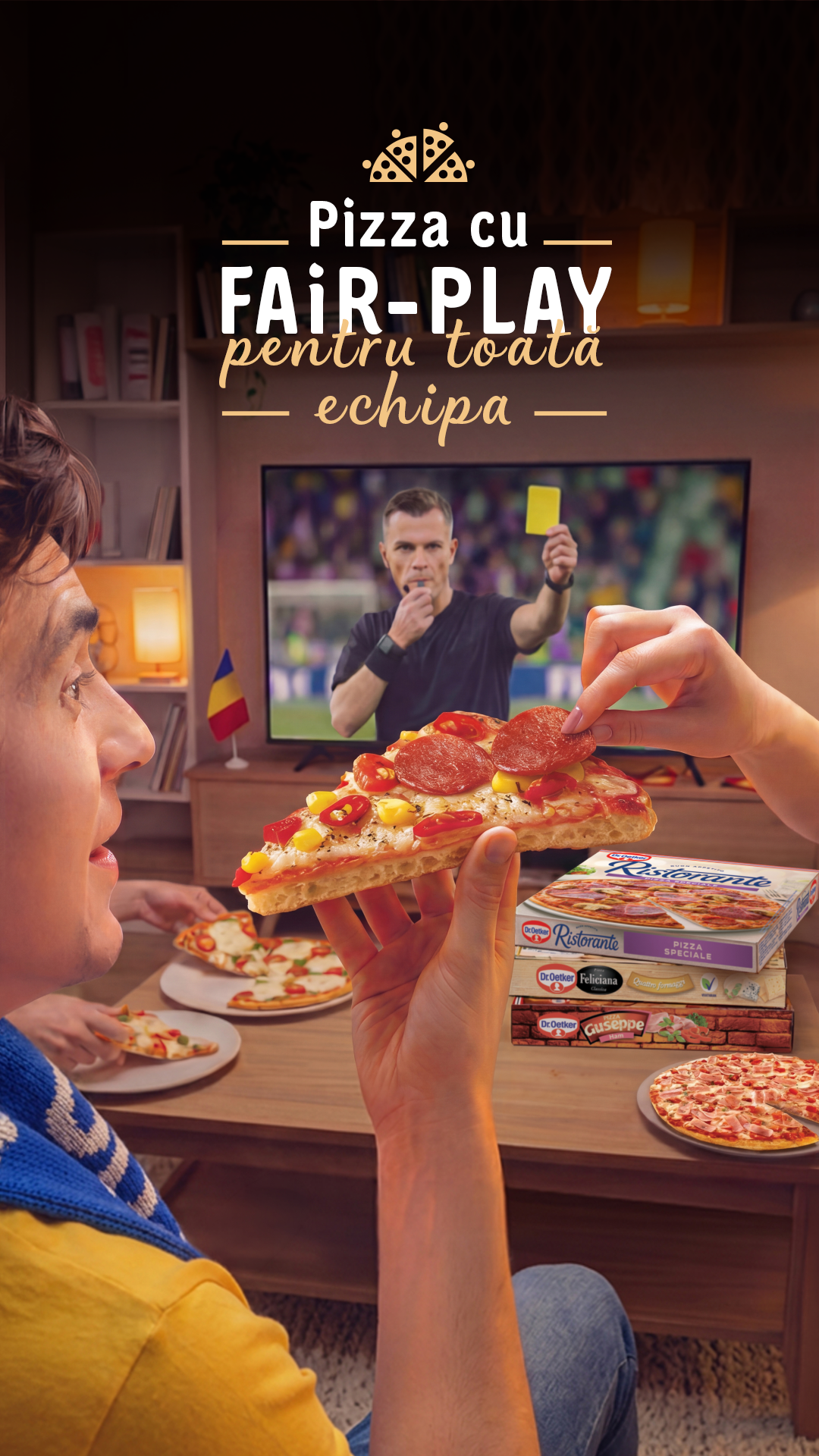 Pizza de la Dr. Oetker Facebook ad from May 11, 2026