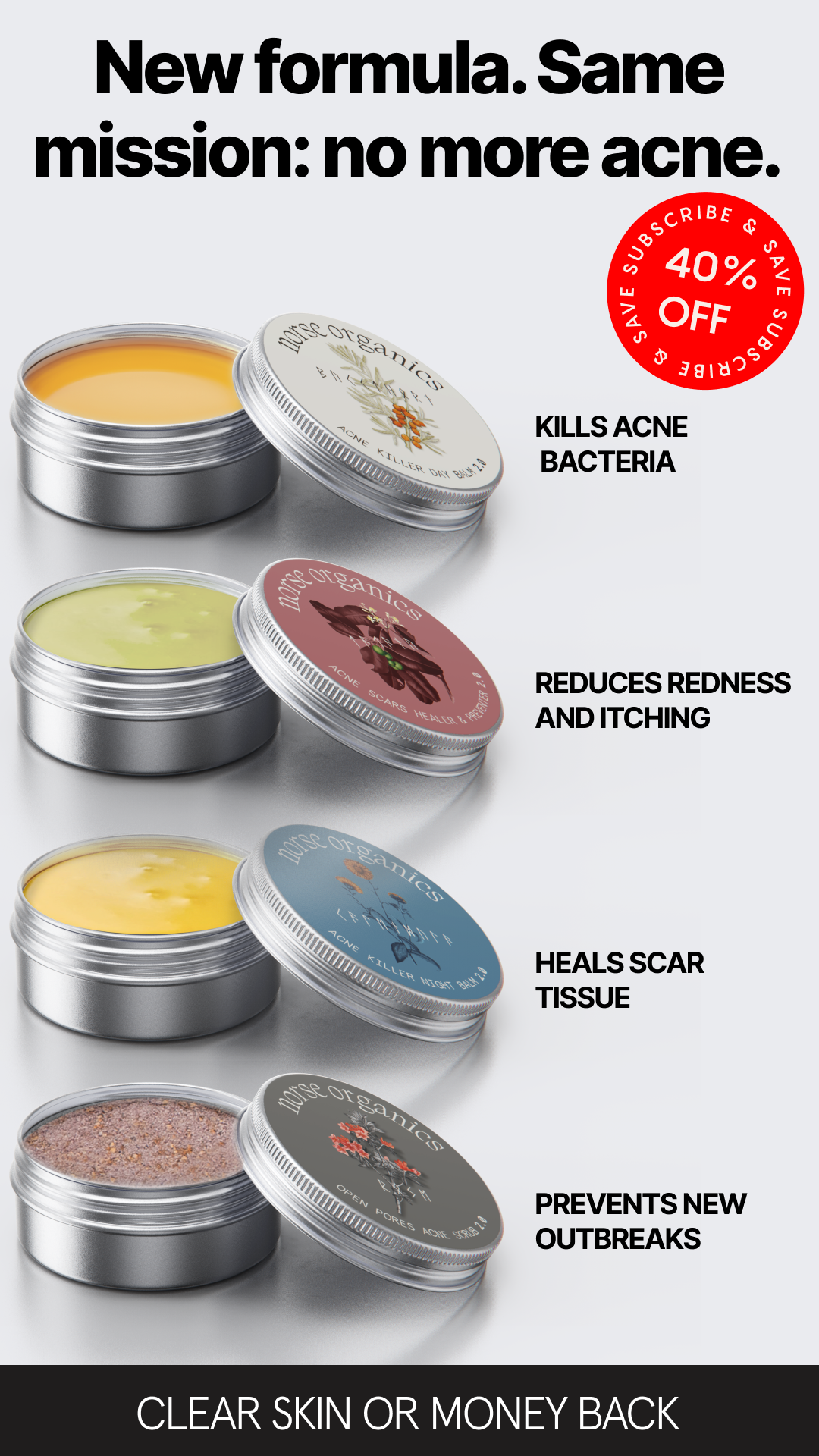 Norse Organics Facebook ad