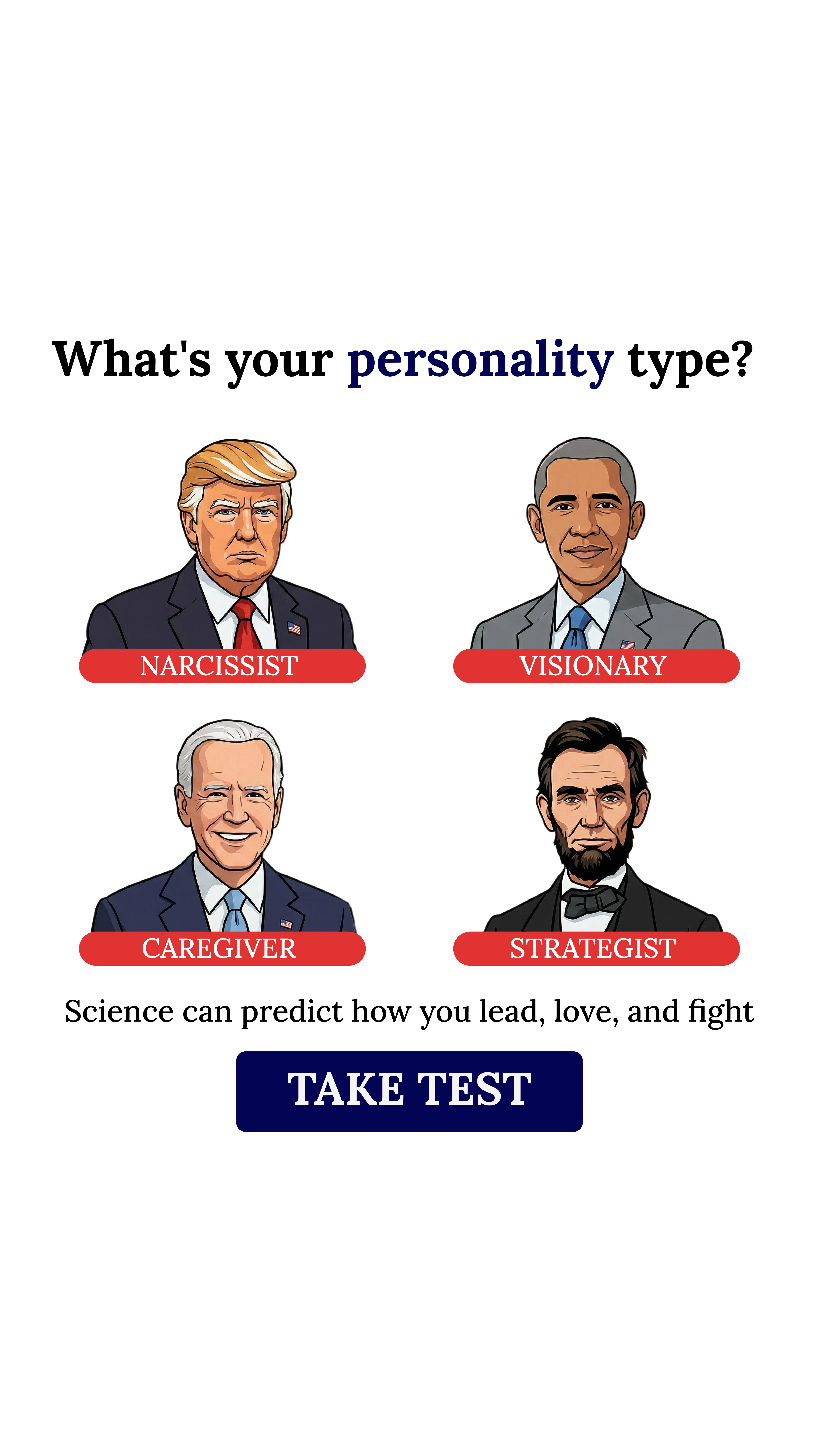 Personality Type Facebook ad