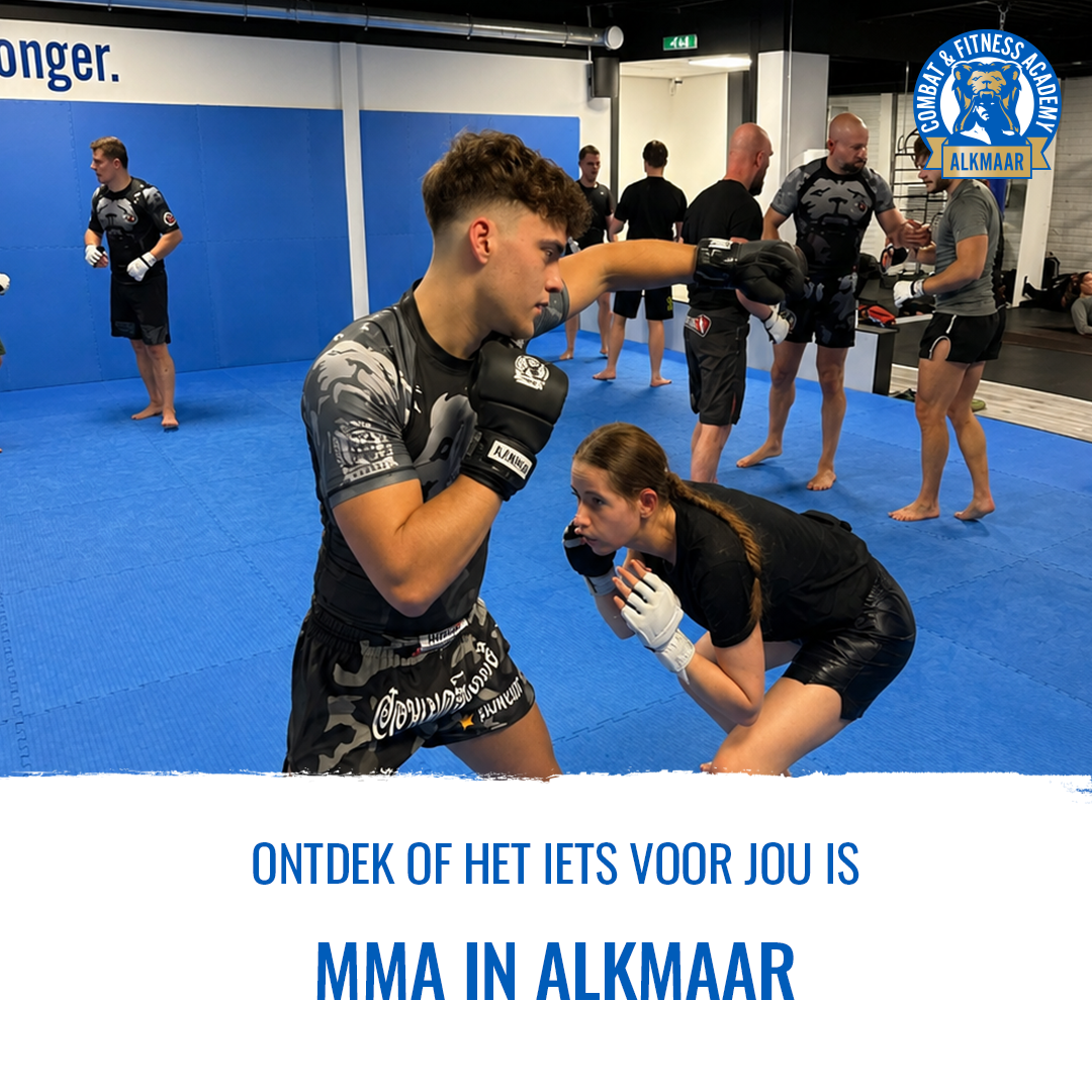 Combat & Fitness Academy Facebook ad: Wij doen MMA en Braziliaans Jiu jitsu