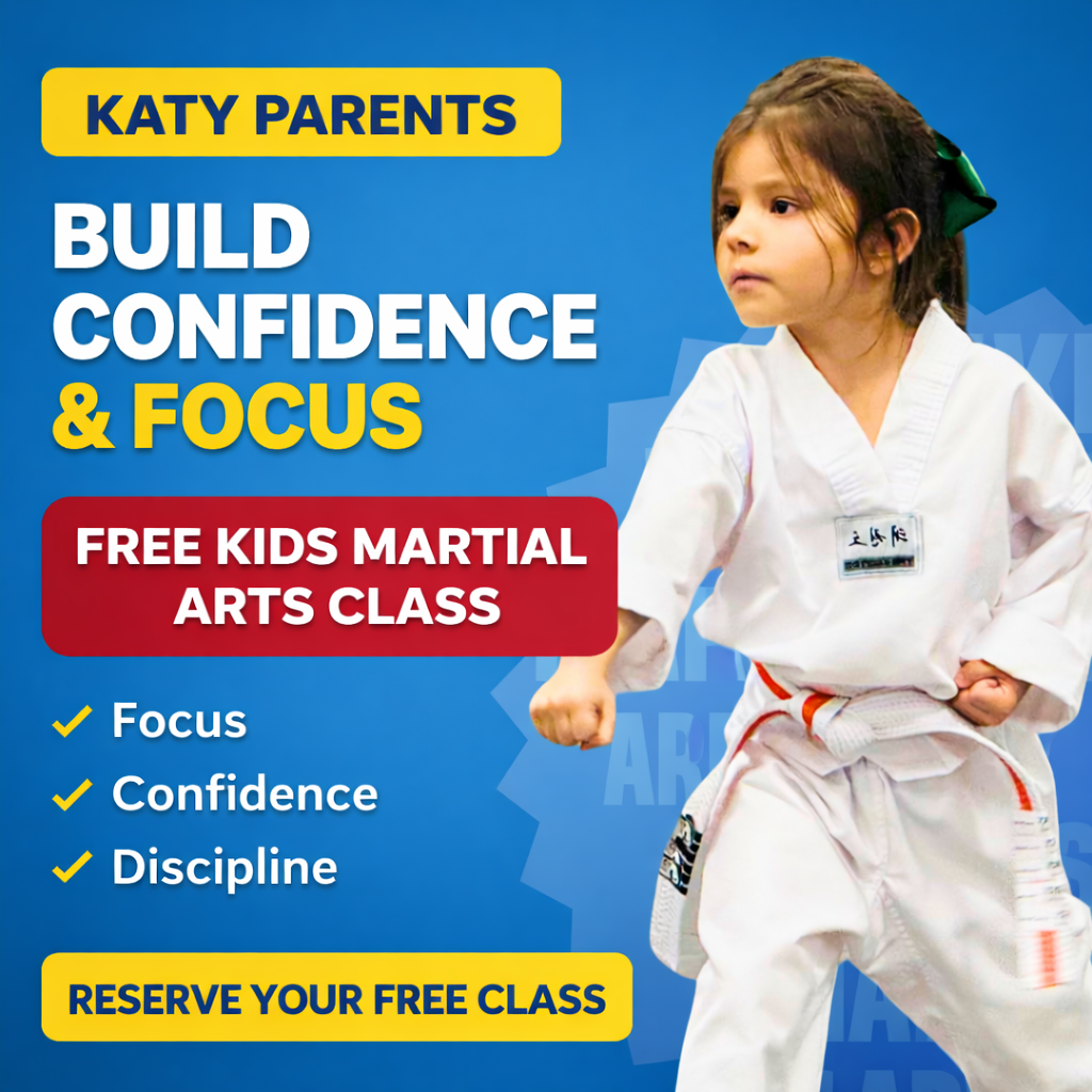 Parks Taekwondo Katy Facebook ad