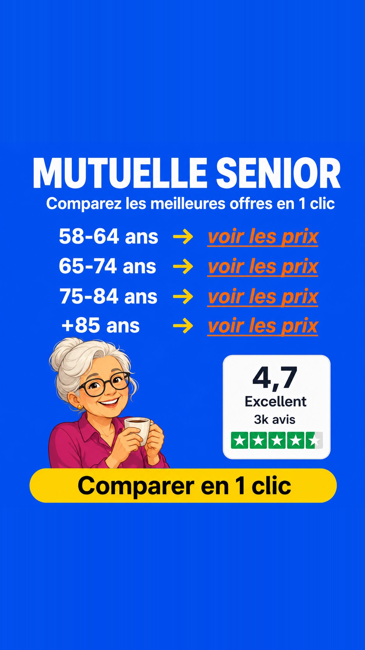 Mutuelle santé Senior Facebook ad