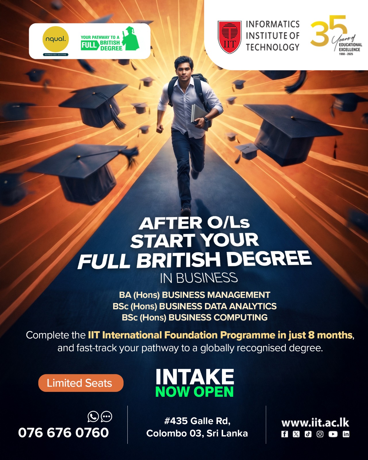 Informatics Institute of Technology (IIT) Facebook ad