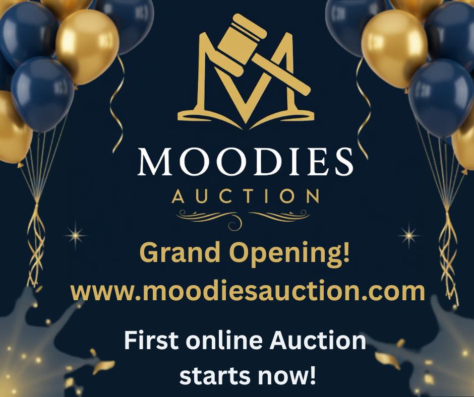Moodies Auction Facebook ad: Hey Calgary! Come check us out online for…