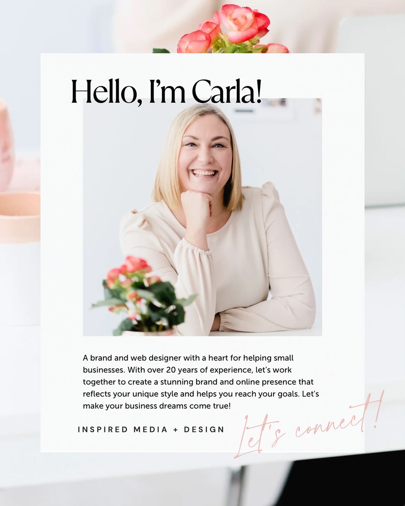 Inspired Media + Design Facebook ad: Hey new friends!