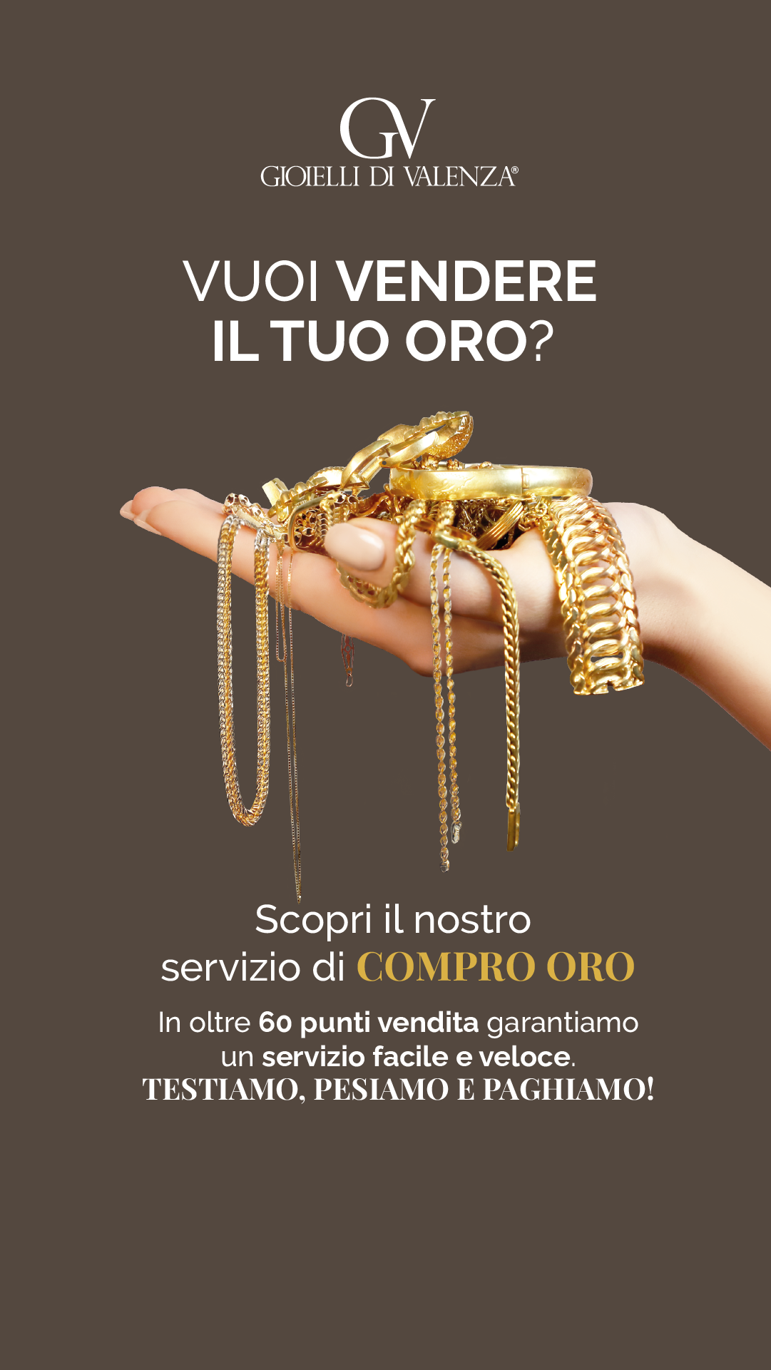 Gioielli di Valenza Facebook ad: Vendi il tuo oro