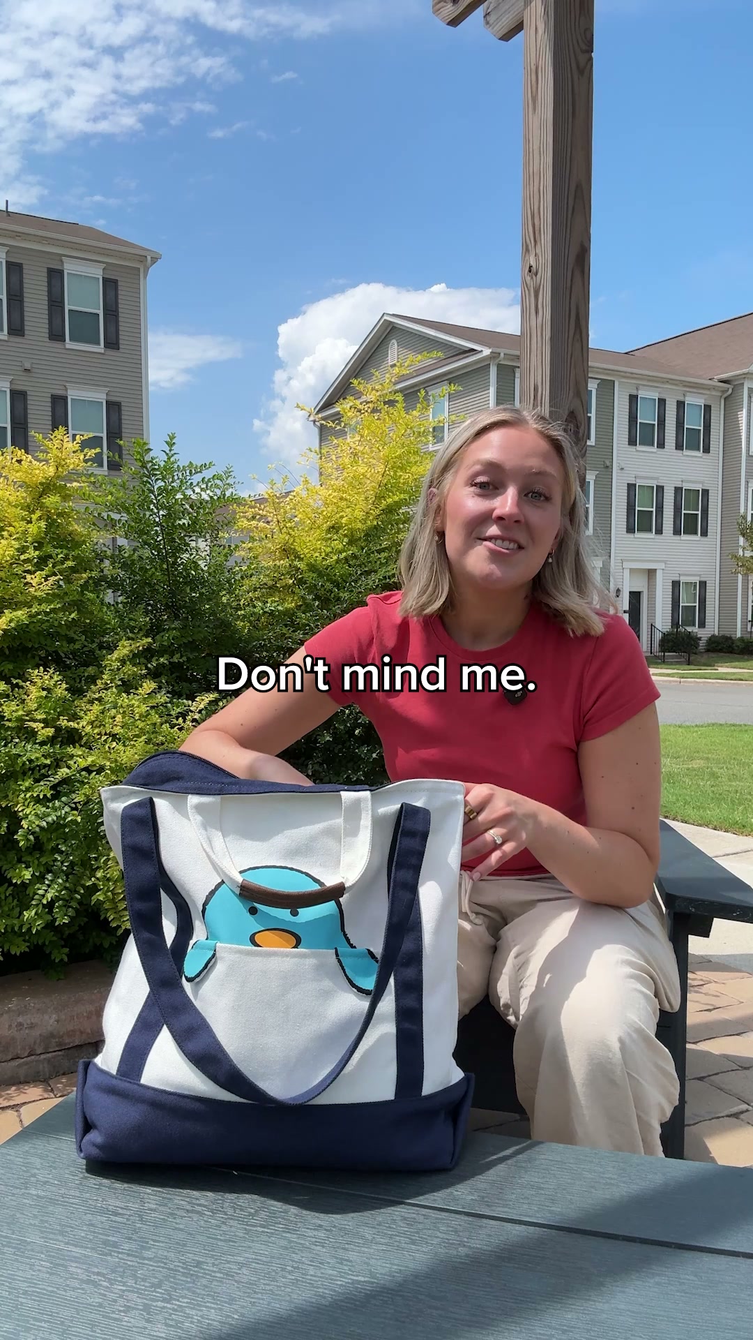 The Woobles LAB Facebook ad: Free Tote Bag with Purchase