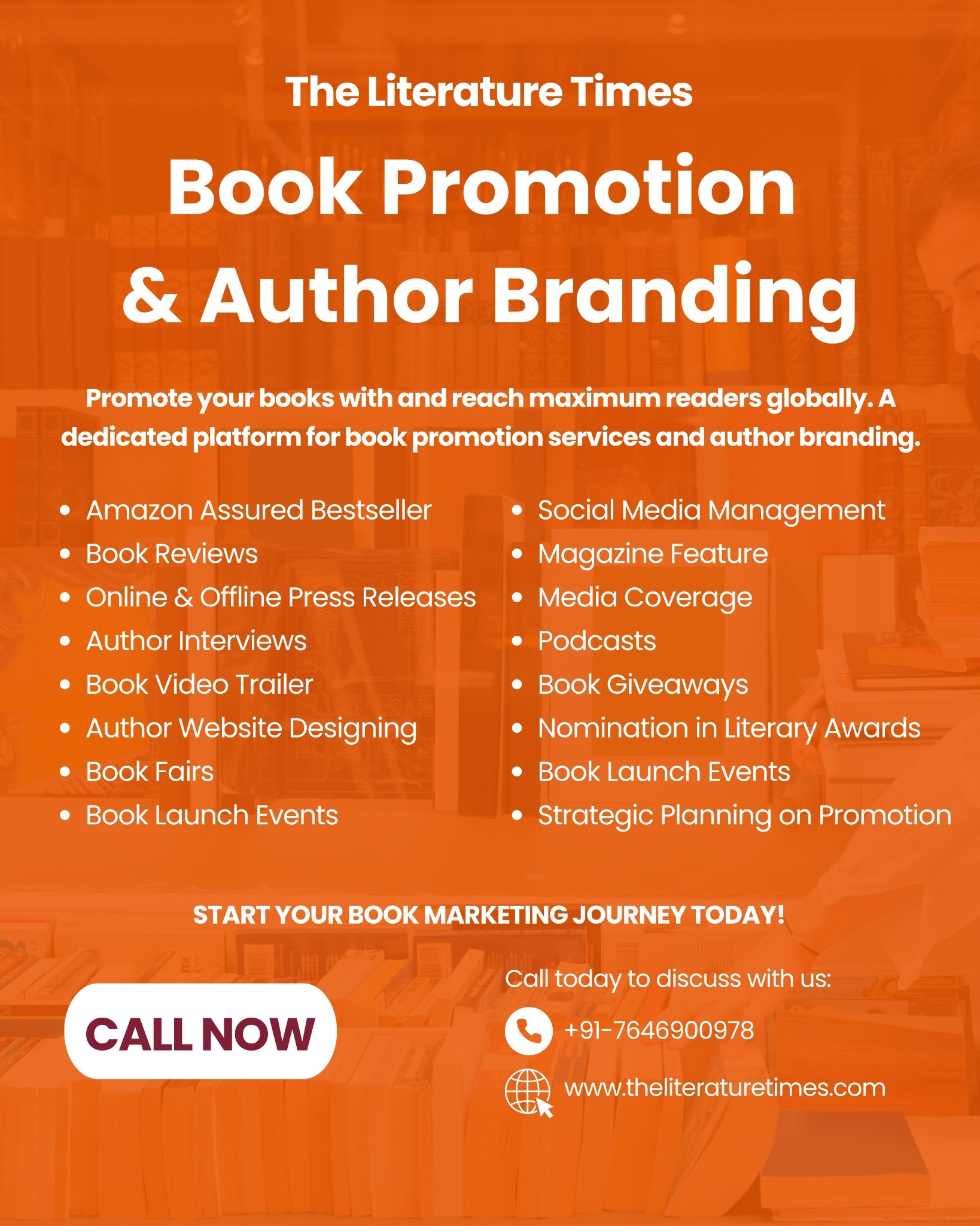 The Literature Times Facebook ad