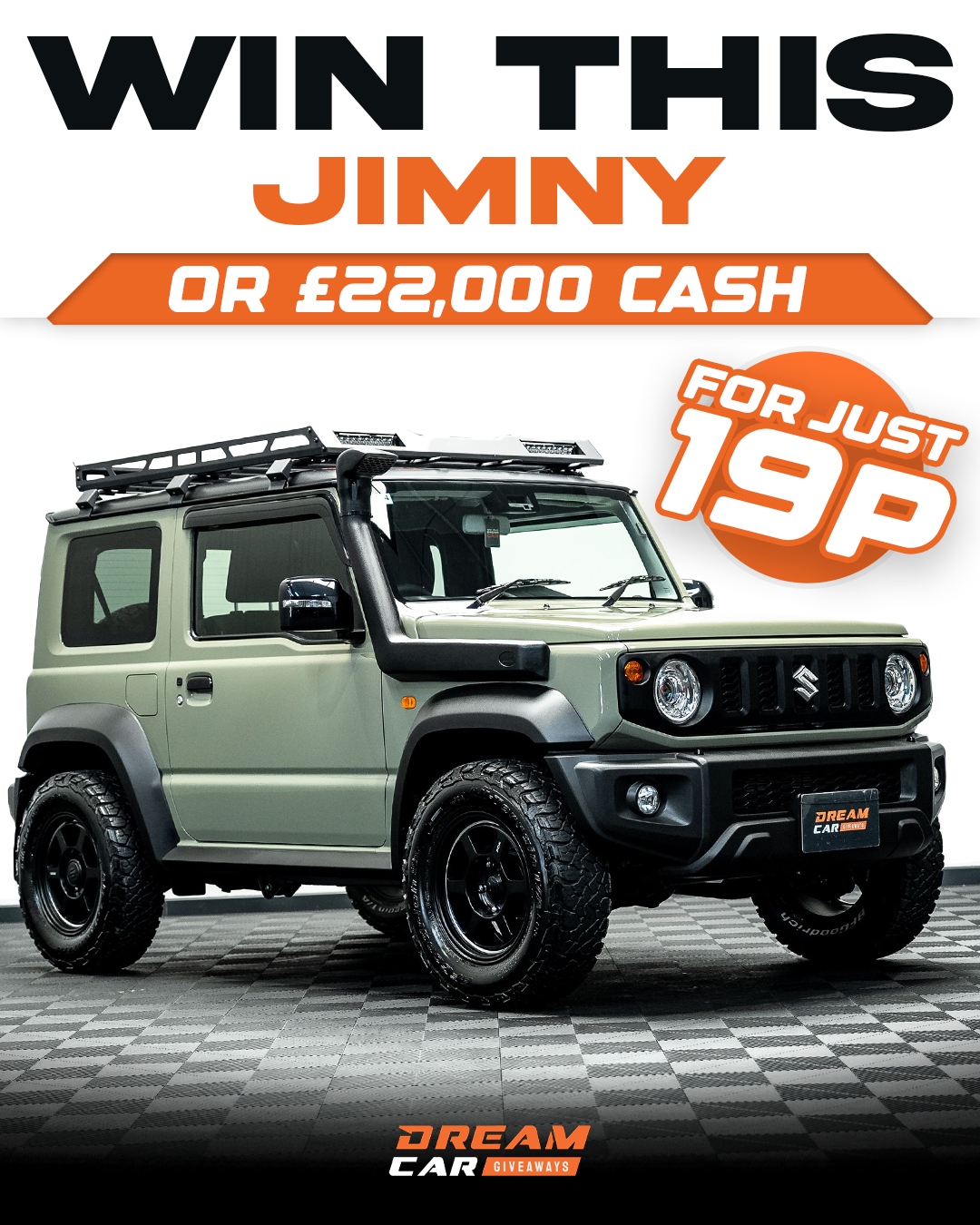 Dream Car Giveaways Facebook ad