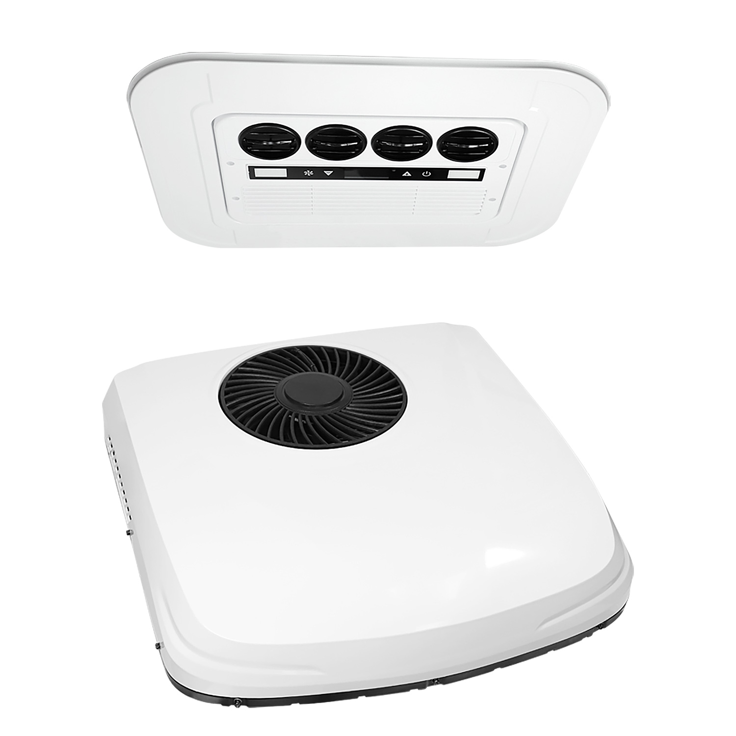 Outequippro Facebook ad: 12V Air Conditioner for RV Van Camper.