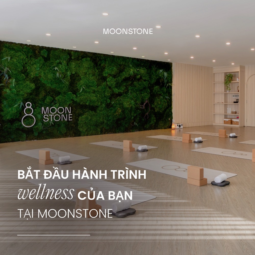 Moonstone Wellness Studio Facebook ad: Bắt đầu hành trình chăm sóc sức khỏe…