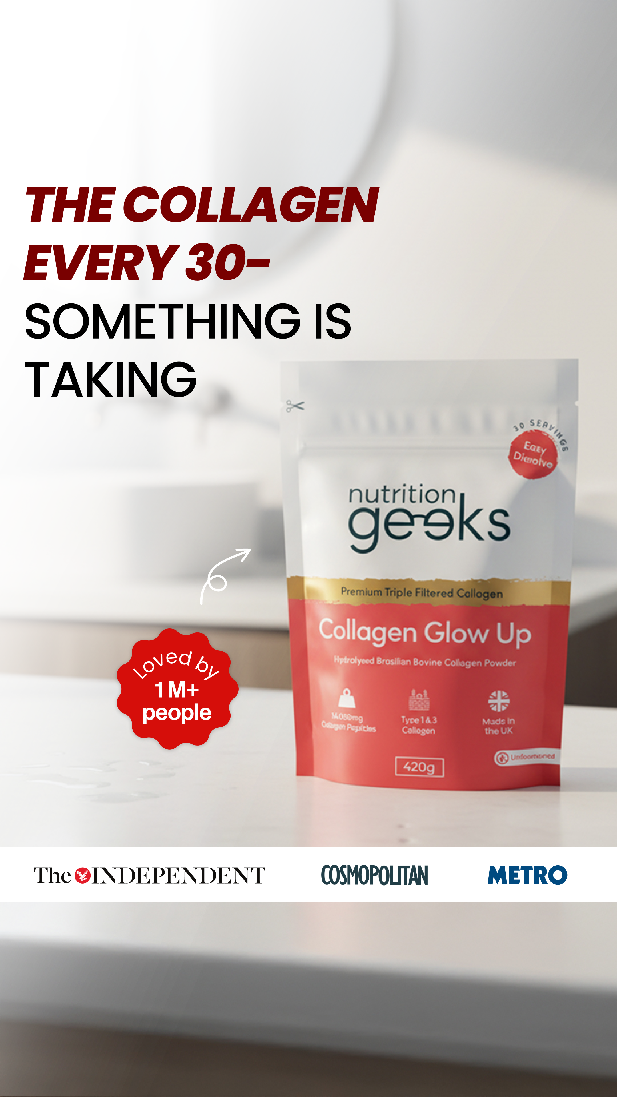 Nutrition Geeks Facebook ad