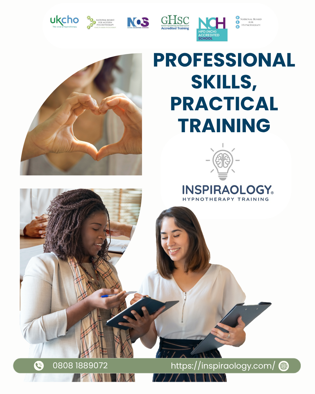 IHT London Hypnotherapy Training Facebook ad