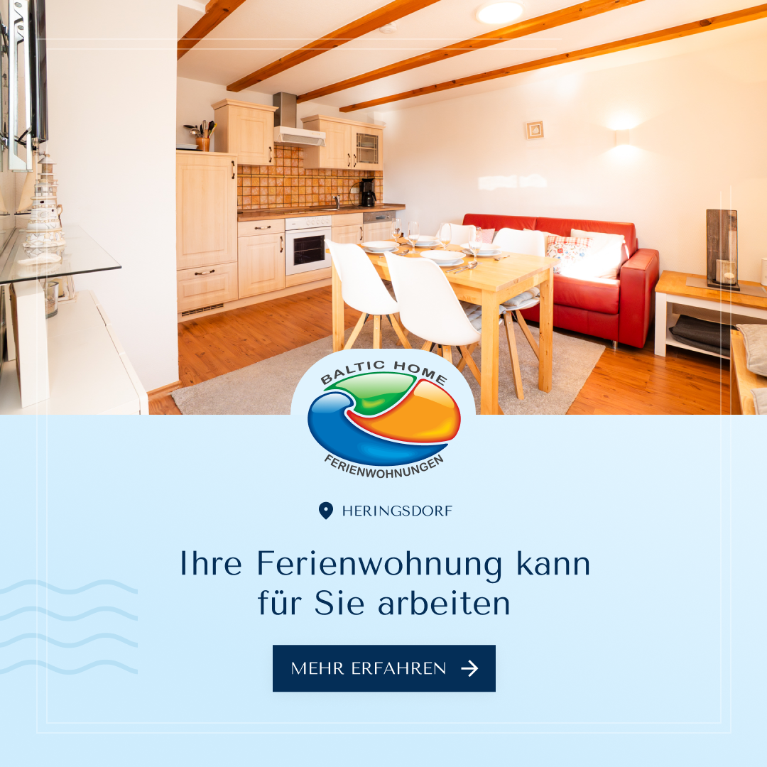 Baltic Home Ferienwohnungen Facebook ad: Starten Sie mit der Vermietung und verdienen Sie Geld.
