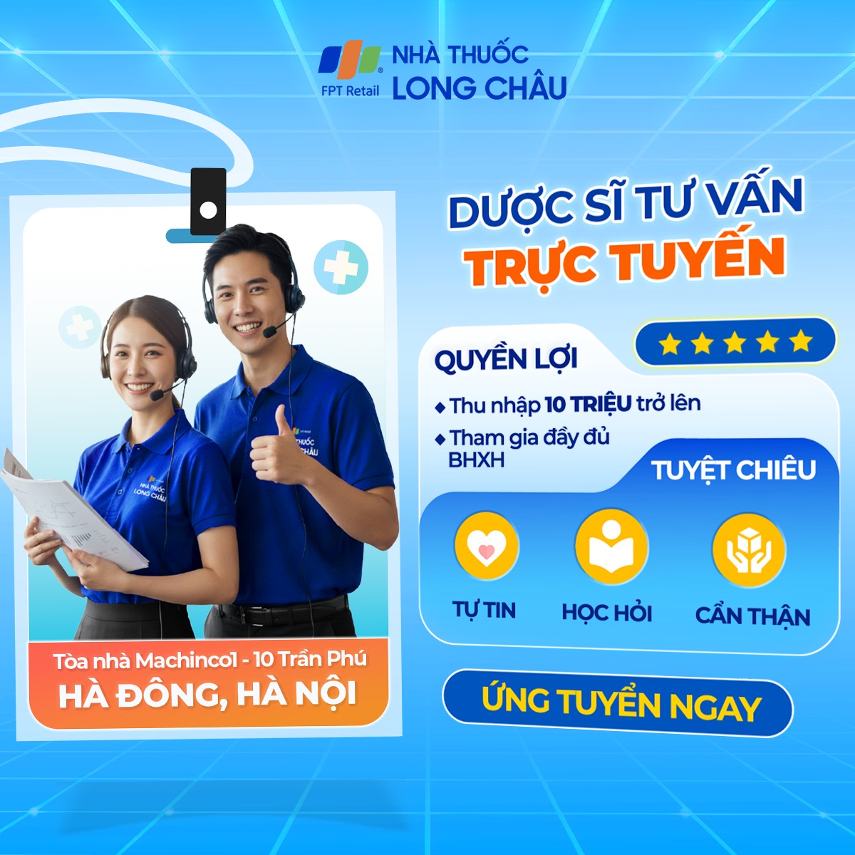 Tuyển Dụng FPT Long Châu Facebook ad