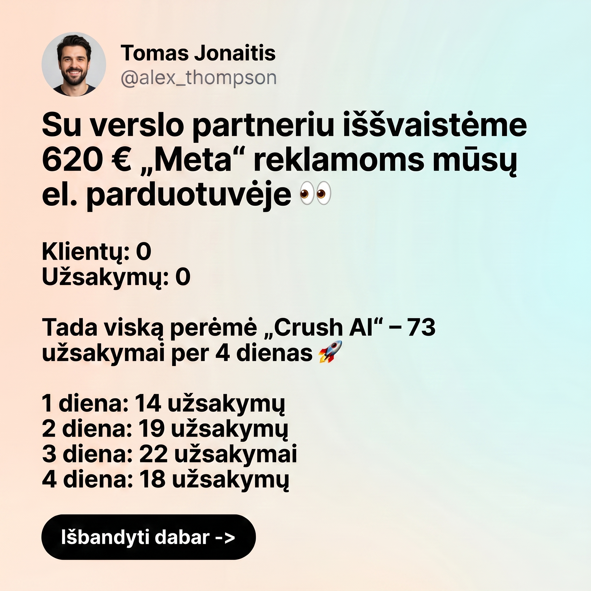 trycrush.ai Facebook ad