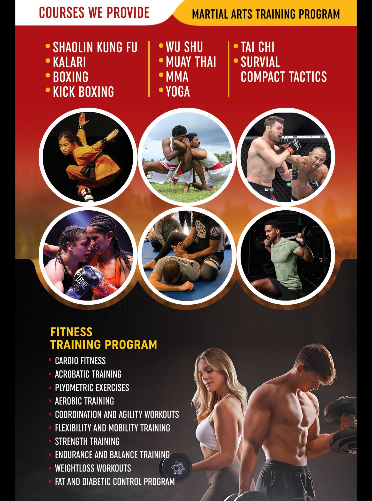 international_martial_arts__ Facebook ad: Unleash your inner warrior.