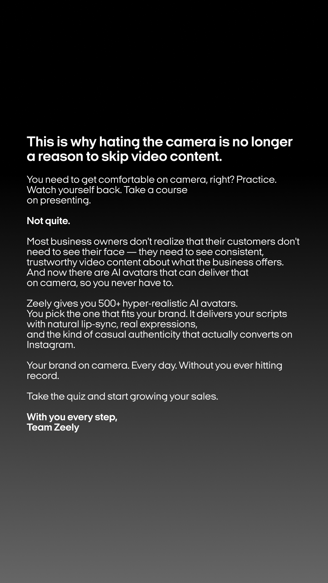 Zeely Facebook ad