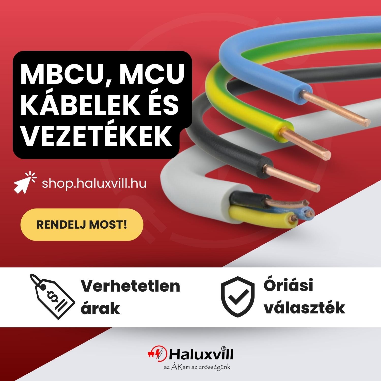 Haluxvill Kft. Facebook ad: MBCU, MCU verhetetlen áron