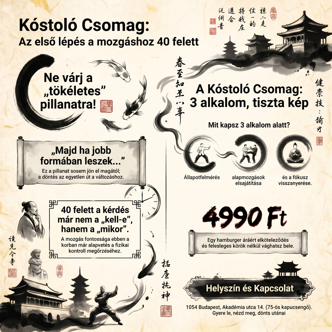 PandaWarriors Facebook ad: Találj vissza önmagadhoz: A Wing Chun több mint harc, ez…