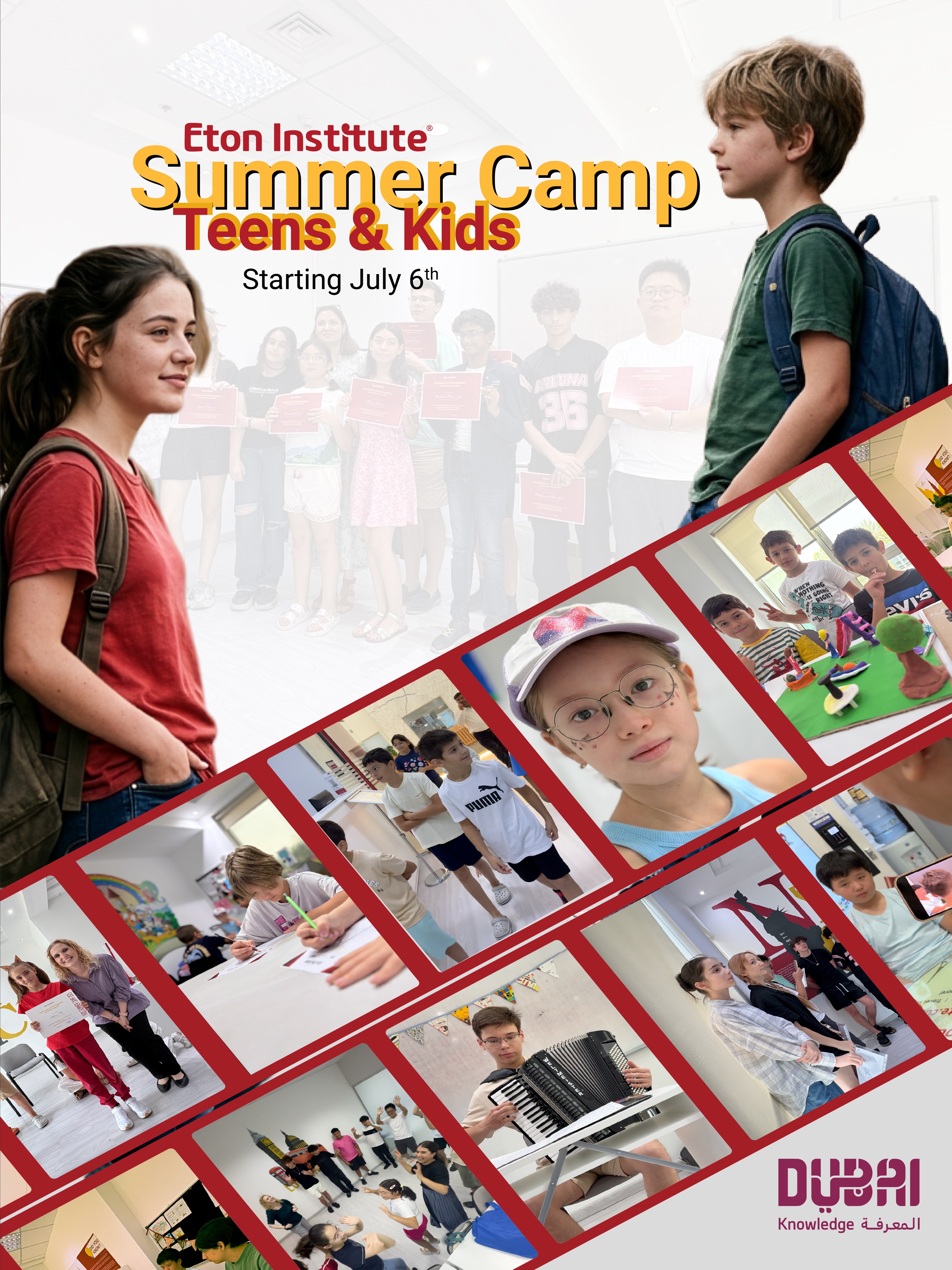 Eton Institute Facebook ad: The summer your child will never stop talking…