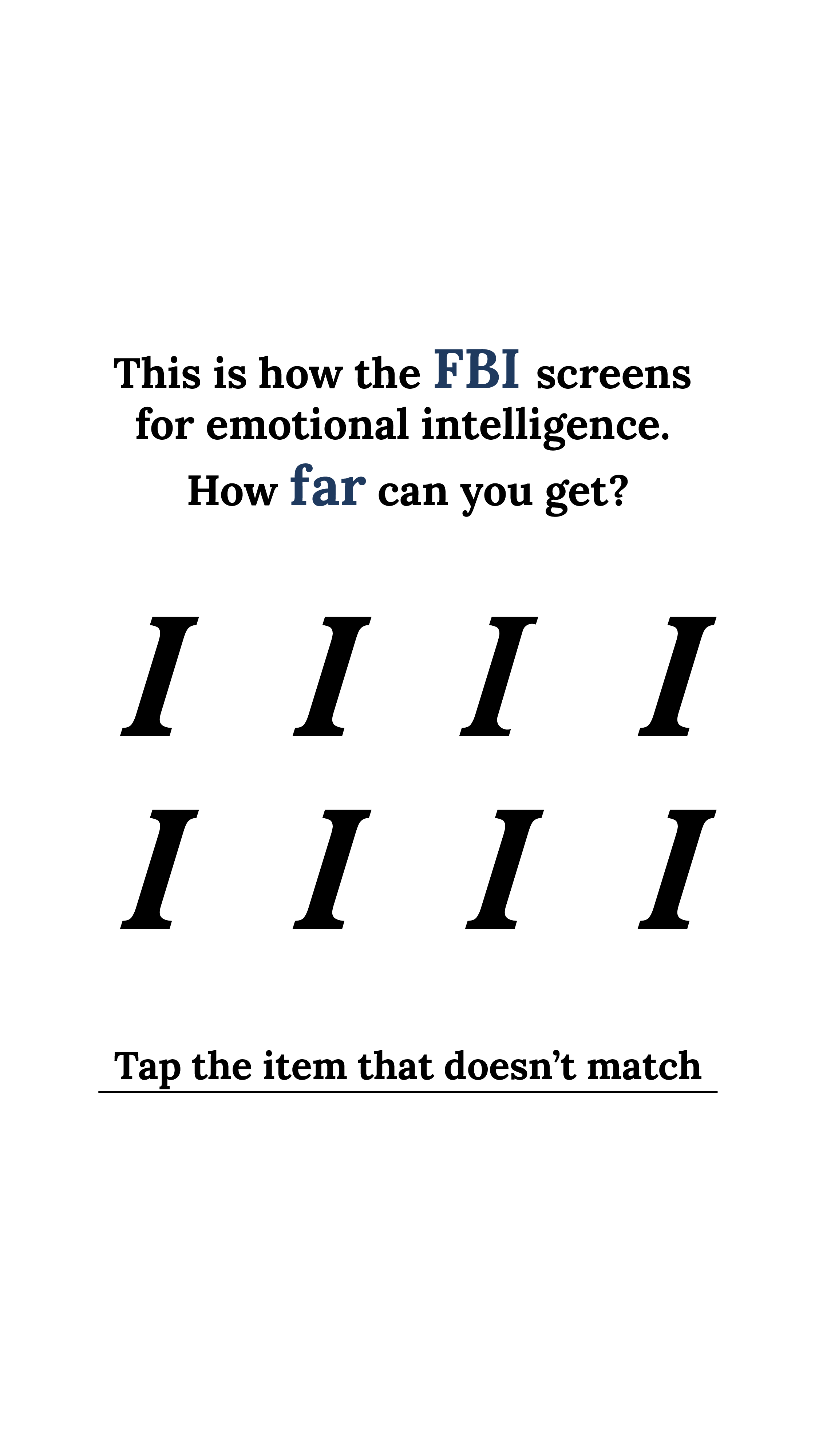 Personality Type Facebook ad