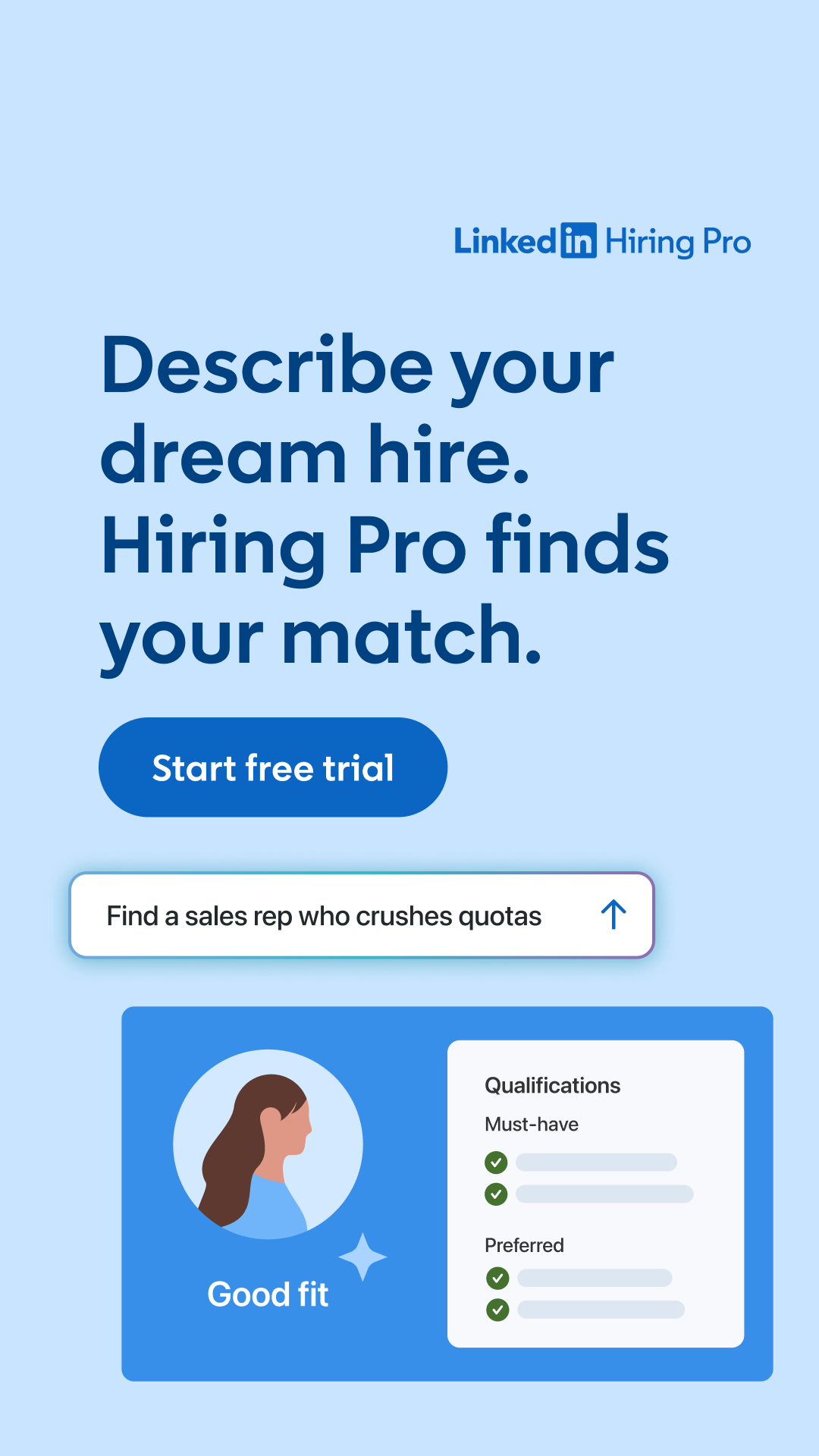 LinkedIn Facebook ad