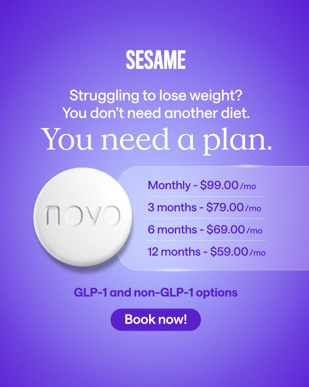 Sesame Facebook ad