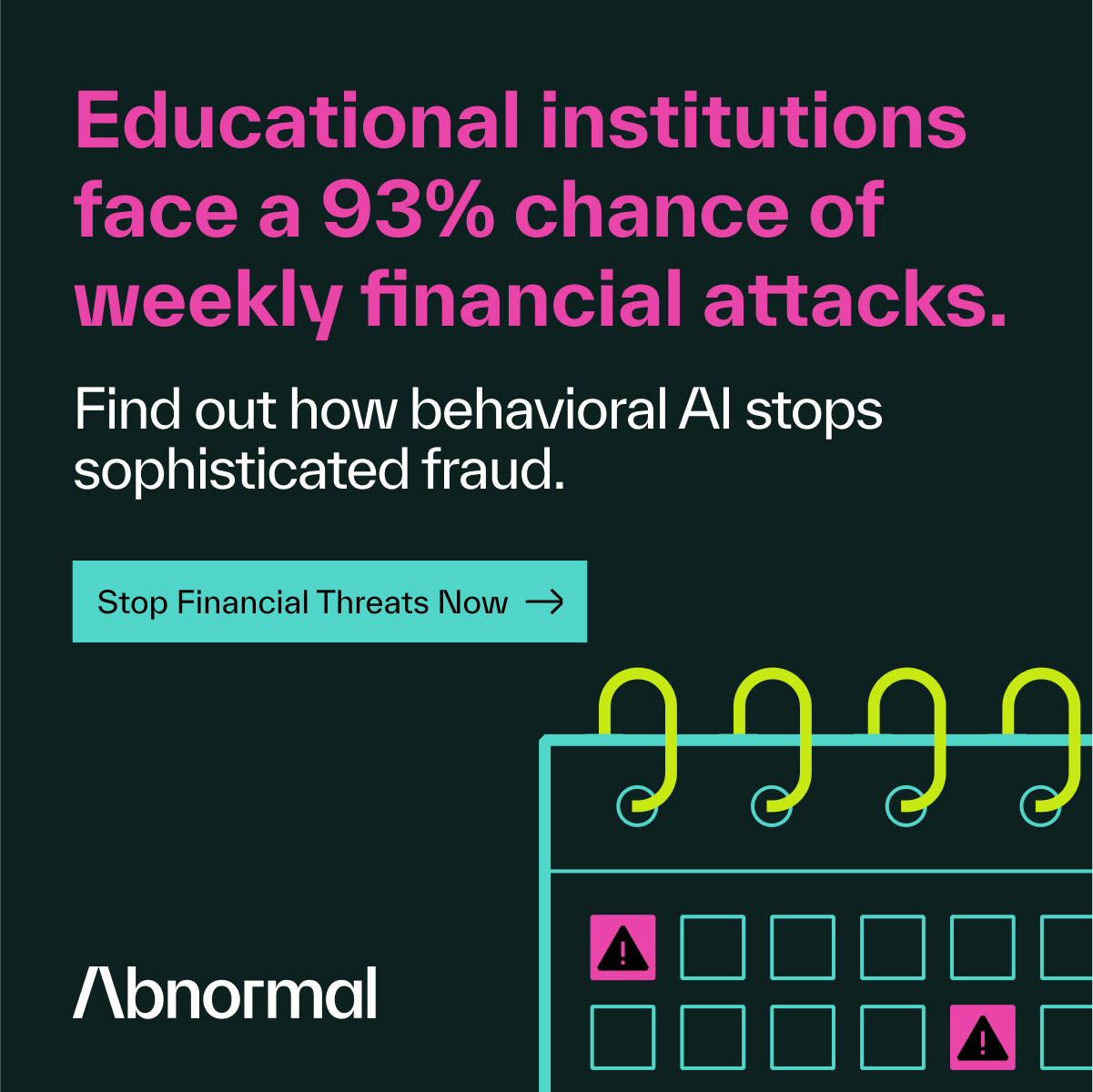 Abnormal AI Facebook ad
