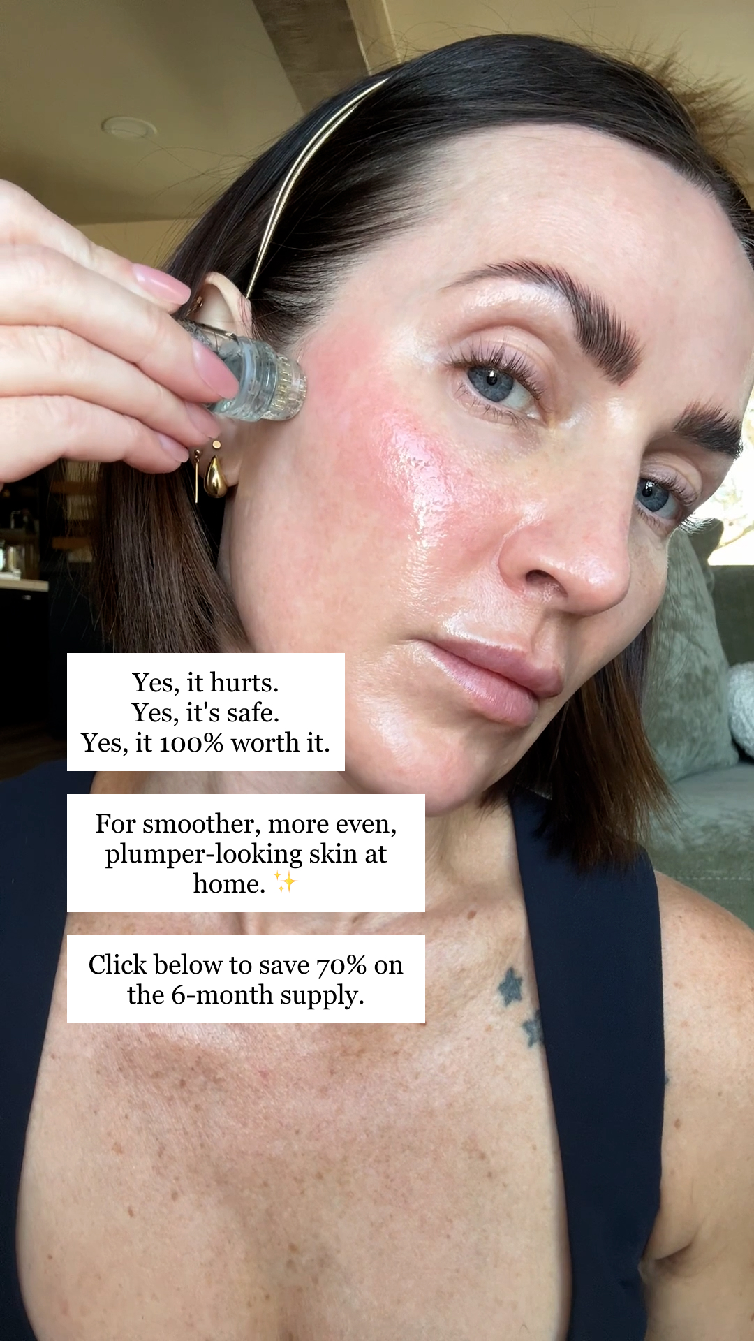 Amanda Lee Hill Beauty Facebook ad: My 2026 goal: feel confident in my skin